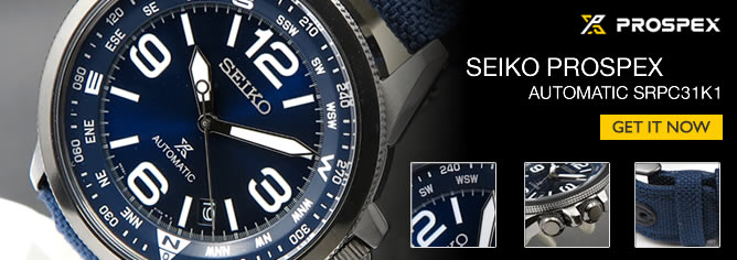 Seiko Prospex Land Automatic Nylon Compass Watch SRPC31K1