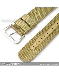 Seiko 22mm Nylon Strap for SNDA20, SNDA23, SNZG07 etc. Khaki 4A214JL