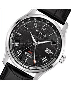 Bulova Classic Automatic GMT Mens Watch 96B387