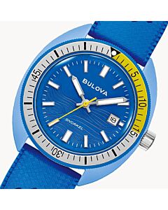 BULOVA Snorkel Blue Tang Fish Watch 98B445