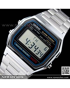 Casio Vintage Retro style Unisex Digital Watch A158WA-1DF, A158WA-1