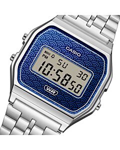 CASIO Classic Traditional Seigaiha Pattern Digital Watch A159WEVJ-2