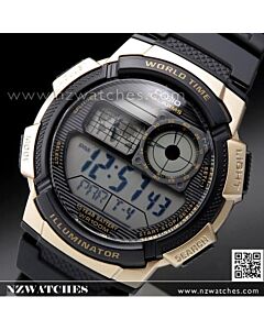 Casio Sporty Digital World Time 100M AE-1000W-4AV, AE1000W