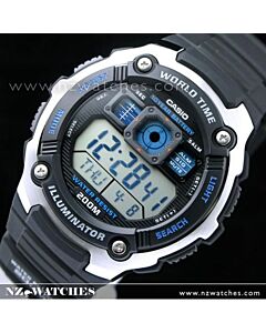 Casio Sporty Digital World Time 100M AE-2000W-1AV