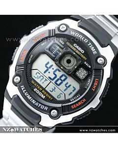 Casio Sporty Digital World Time 100M AE-2000WD-1AV