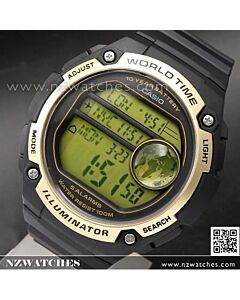 Casio Big Case Size Resin Band 100M Digital Watch AE-3000W-9AV, AE3000W