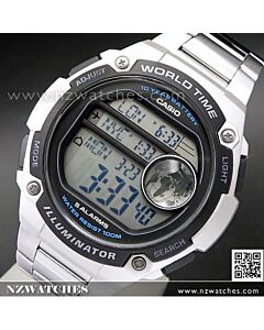 Casio Big Case Size Resin Band 100M Digital Watch AE-3000WD-1AV, AE3000WD