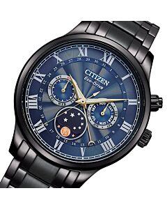 Citizen Eco-Drive Moon Phase Sapphire Mens Watch AP1055-87X