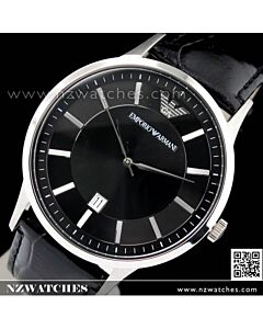 Emporio Armani Quartz Classic Leather Strap Mens Watch AR2411