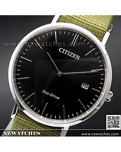 Citizen Eco-Drive Sapphire Nylon Strap Watch AU1080-38E