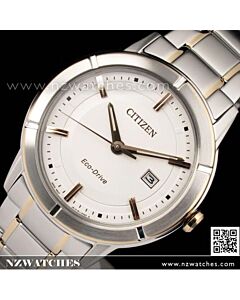 Citizen Eco Drive Two Tone Rose Gold Mens Watch AW1084-51A
