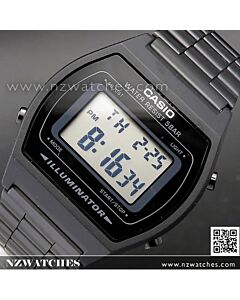 Casio Retro Design LED Backlight Black Digital Watch B640WB-2B