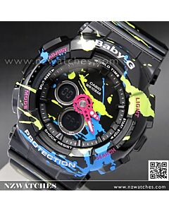 Casio Baby-G Splatter Pattern World Time 100 Watch BA-120SPL-1A, BA120SPL