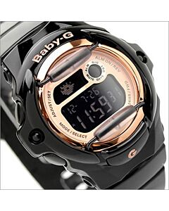 Casio Baby-G Rose Gold Color Alarm Sport Watch BG-169G-1, BG169G