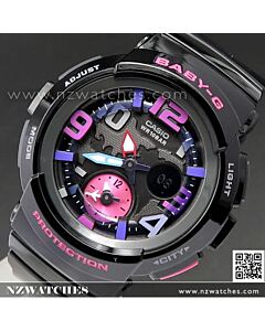 Casio Baby-G Dual Dial World Time 100M Watch BGA-190-1B, BGA190
