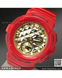 Casio Baby-G RED × GOLD Pair Model Ladies Watch BGA-195VLA-4A, BGA195VLA