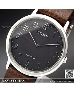 Citizen Eco-Drive Solar Calf Leather Strap Watch BJ6501-01E