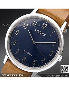 Citizen Eco-Drive Solar Calf Leather Strap Watch BJ6501-01E 