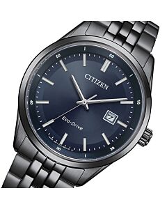 Citizen Eco-Drive Blue Dial 100M Mens Watch BM7567-50L