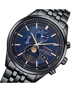 Citizen Eco-Drive Radio Controlled Solar Moon Phase Men's Watch BY1035-56L