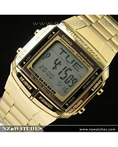 Casio Gold plated Data Bank watch DB-360G-9A DB360G 9A