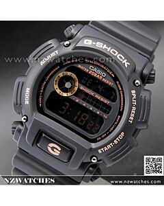 Casio G-Shock Black and Rose Gold Alarm Stopwatch Watch DW-9052GBX-1A4, DW9052GBX