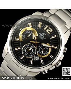 Casio Edifice 3 dials Mens Sport Watch EFR-535D-1A9V, EFR535D