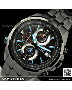 Casio Edifice Neon Illuminator Chronograph Sport Watch EFR-536BK-1A2V, EFR536BK