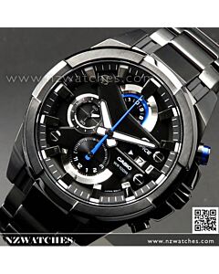 Casio Edifice Chronograph 100M All Black Sport Watch EFR-540BK-1A, EFR540BK