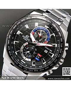 Casio Edifice Dual Dial World Time 200M Alarm Sport Watch EFR-550D-1AV, EFR550D