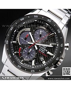 Casio Edifice Solar Chronograph Carbon Fiber Dial Watch EQS-900DB-1AV, EQS900DB