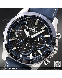 Casio Edifice Solar Chronograph Leather Watch EQS-930BL-2AV, EQS930BL