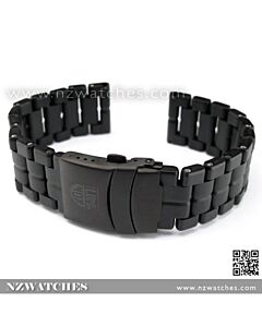 Luminox Original 23mm Replacement Black Polyurethane Link Bracelet Band