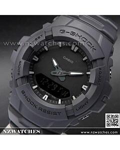 Casio G-Shock Matte Black Analog Digital 200M Sport Watch G-100BB-1A, G100BB