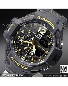 Casio G-Shock GRAVITYMASTER 200M Thermometer Compass Watch GA-1100GB-1A, GA1100GB