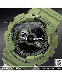 Casio G-Shock 200M Analog Digital Punching Pattern Sport Watch GA-110LP-3A, GA110LP