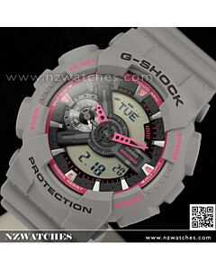 Casio G-Shock Matte Finish Analog Digital Display Watch GA-110TS-8A4, GA110TS