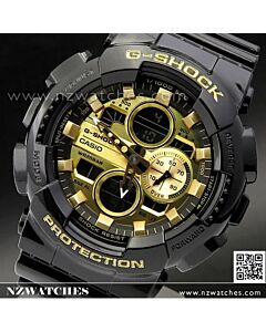 Casio G-Shock Analog Digital Gold Watch GA-140GB-1A1, GA140GB