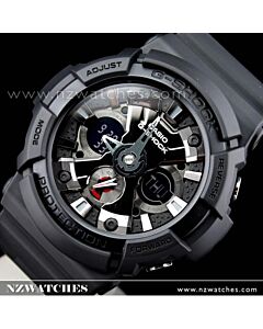 Casio G-Shock Black Analog Digital 200M Watch GA-201-1A, GA201