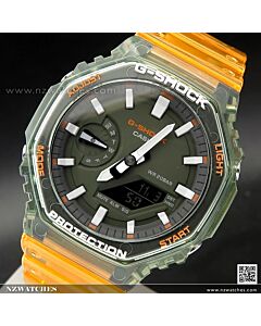 Casio G-Shock HIDDEN COAST Transparent Resin Watch GA-2100HC-4A, GA2100HC