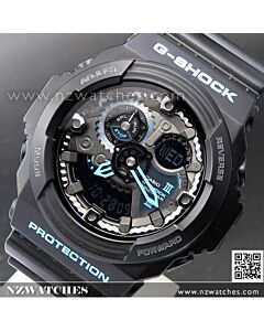 Casio G-Shock Black With Blue 200M Sport Watch GA-300BA-1A, GA300BA