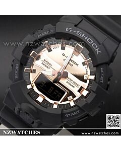 Casio G-Shock Black and Rose Gold Analog Digital Watch GA-800MMC-1A, GA800MMC