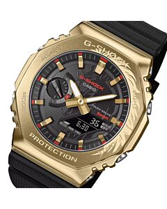 Casio G-Shock G-Steel YEAR OF THE HORSE Black Gold Limited Watch GBM-2100CX-9A