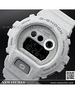 Casio G-Shock Xtra Large Heathered Light Gray Sport Watch GD-X6900HT-8, GDX6900HT