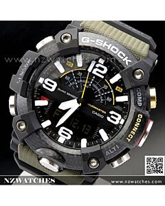 Casio G-Shock Mudmaster Quad Sensor Carbon Fiber Bluetooth Watch GG-B100-1A3