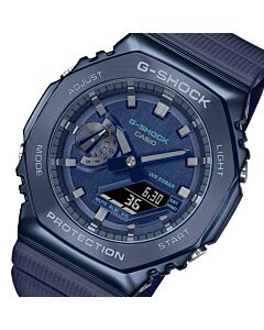 Casio G-Shock G-Steel Metal-Clad Blue Sport Watch GM-2100N-2A