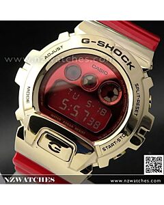 Casio G-Shock Red and Gold Metal Covered Ltd Watch GM-6900CX-4, GM6900CX