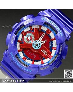 Casio G-SHOCK S-Series World time Purple Blue Unisex Watch GMA-S110HC-2A, GMAS110HC