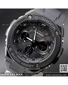 Casio G-Shock Analog Digital Solar Resin Band Black Gold Sport Watch GST-S100G-1A, GSTS100G