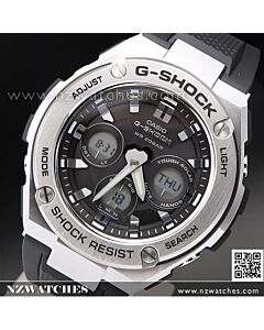 Casio G-Shock Analog Digital Solar Resin Band Black Blue Sport Watch GST-S300G-1A2, GSTS300G